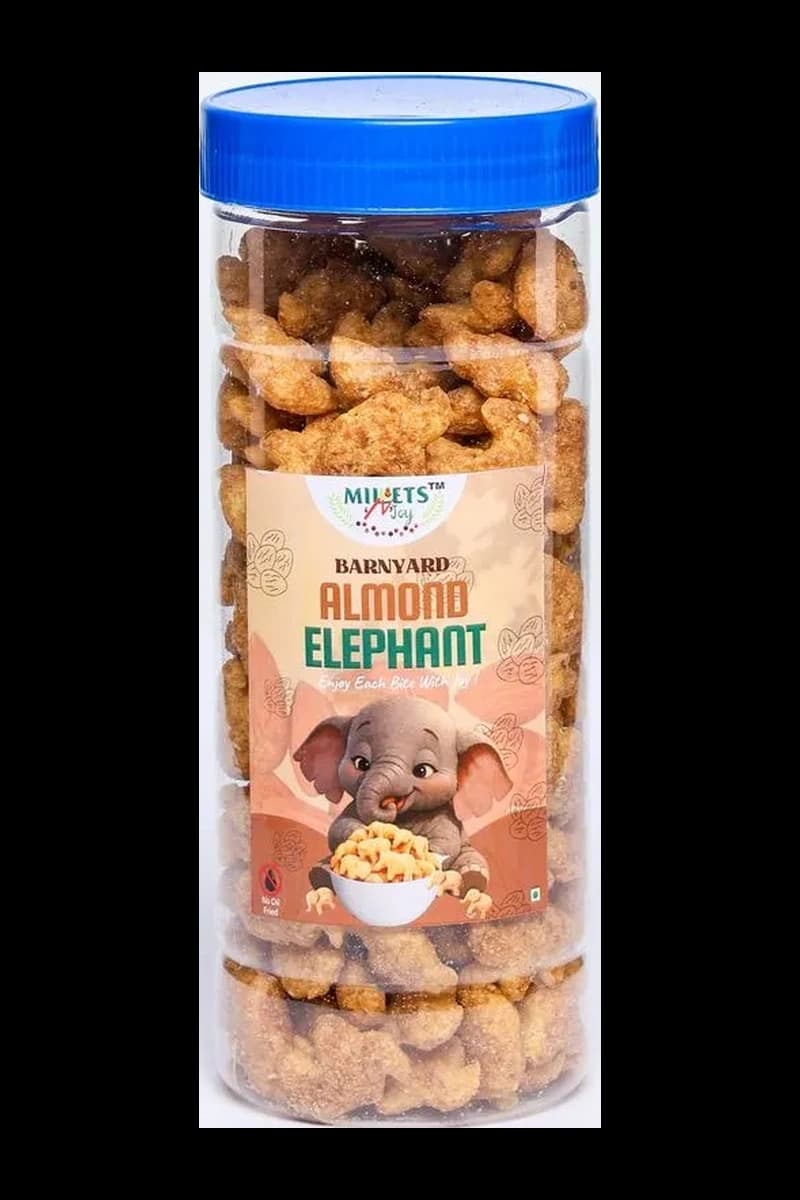 Barnyard Almond Elephant - View 1