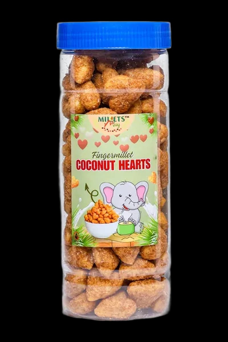 Finger Millet Coconut Hearts - View 1